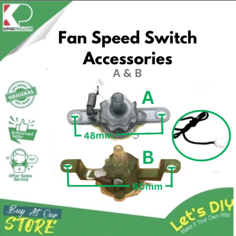 WALL FAN SPEED SWITCH/WIRE ROPE ACCESSORIES | Shopee Malaysia