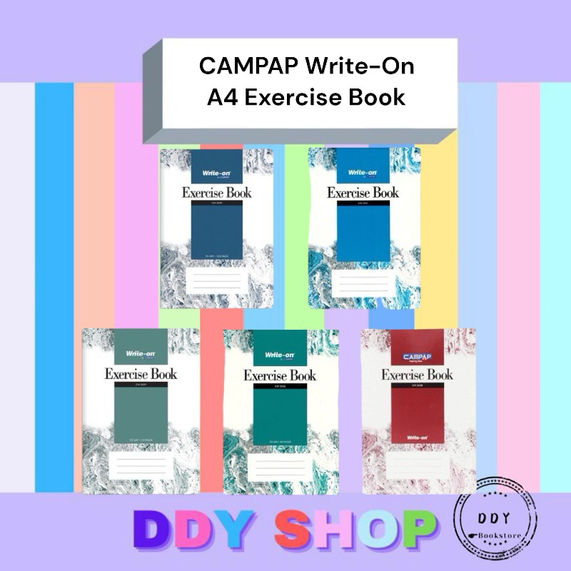 CAMPAP Write-On A4 Exercise Book Notebook | Shopee Malaysia