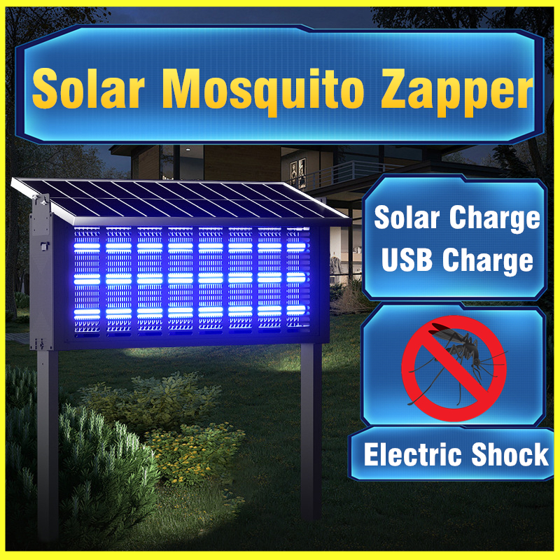 SolarTiger Solar Mosquito Killer Pest Control Electric Zapper LED ...