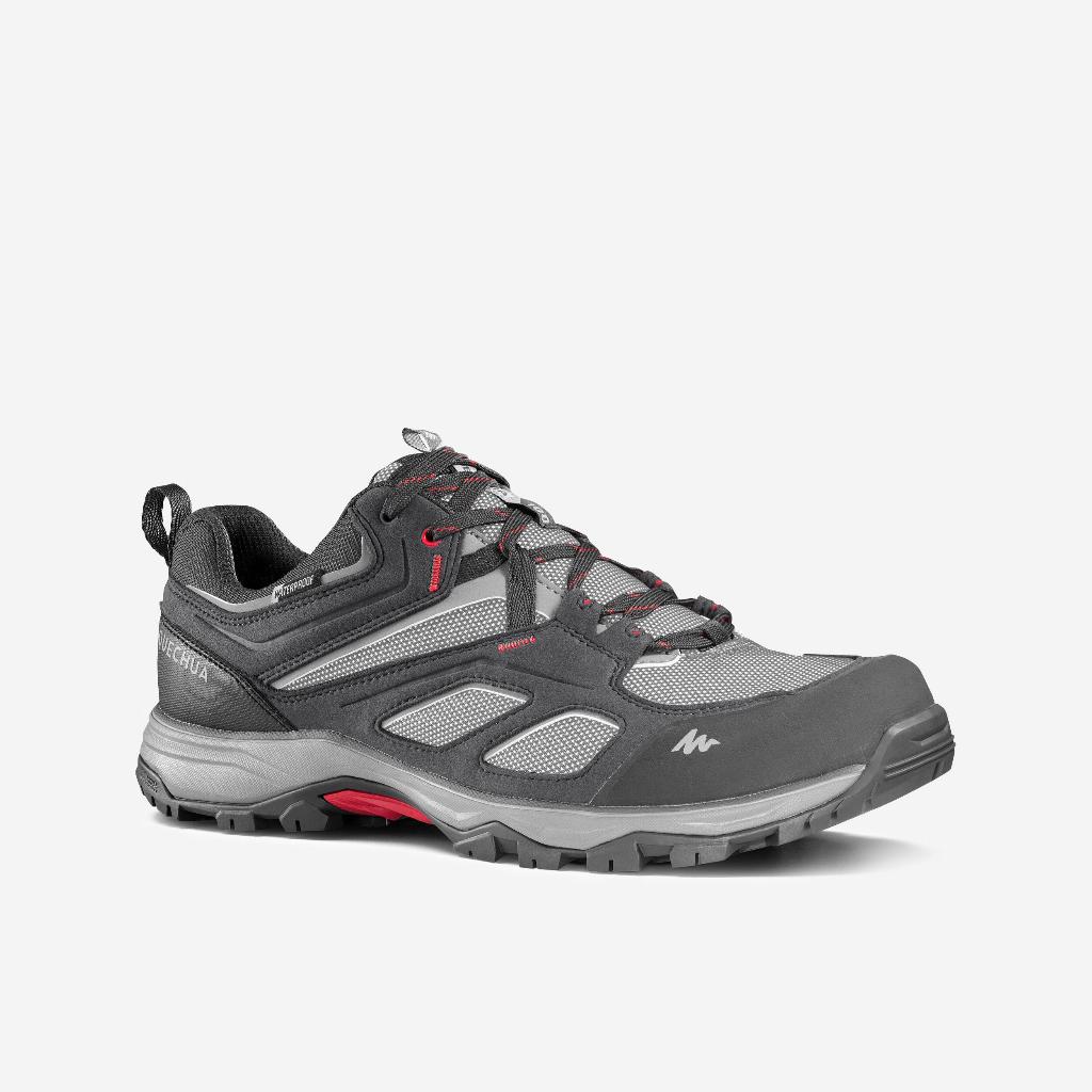 Decathlon Men Hiking Shoes Low Cut Waterproof Quechua Shopee Malaysia