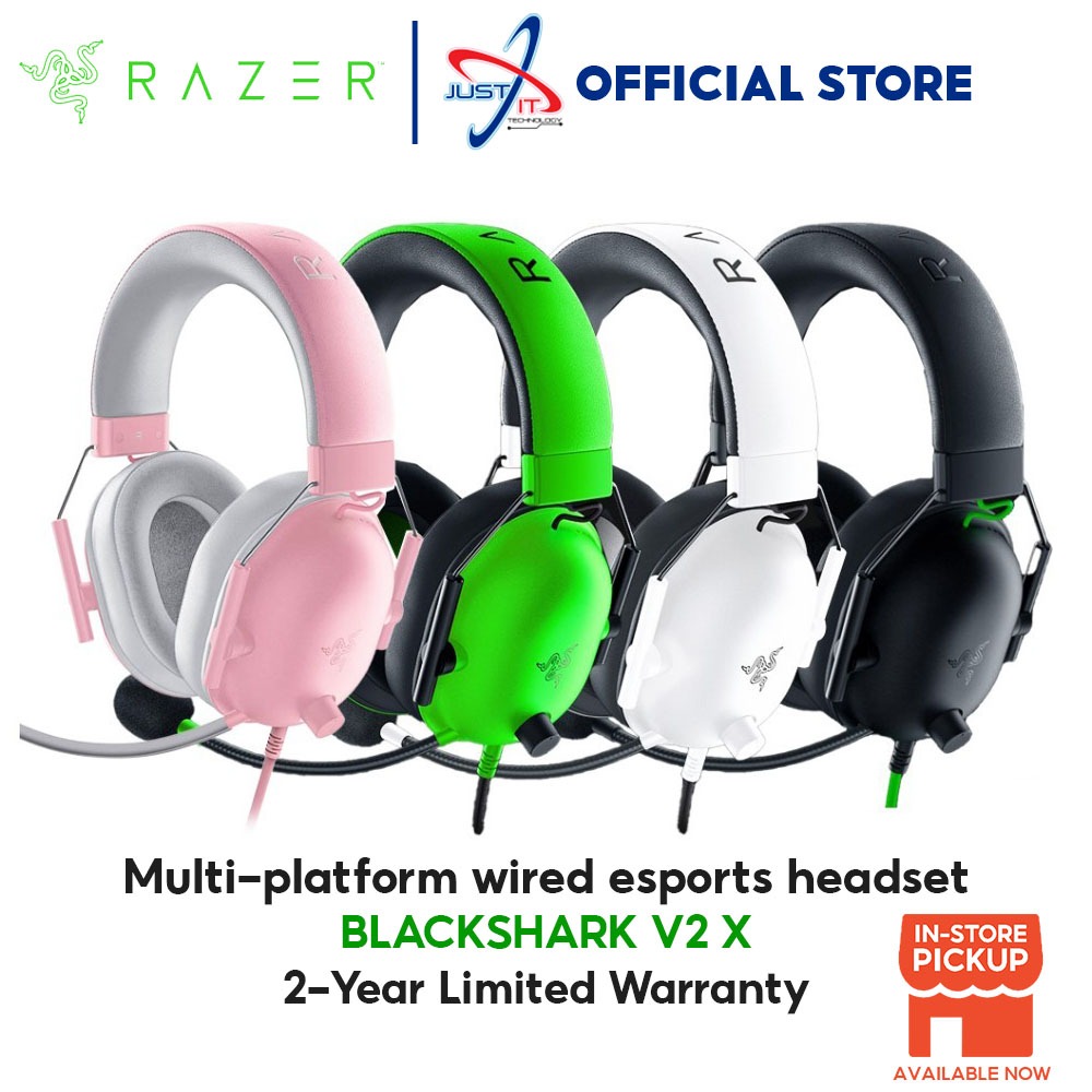 Razer Blackshark V2 X Multi-Platform Wired Esports Headset - Black ...