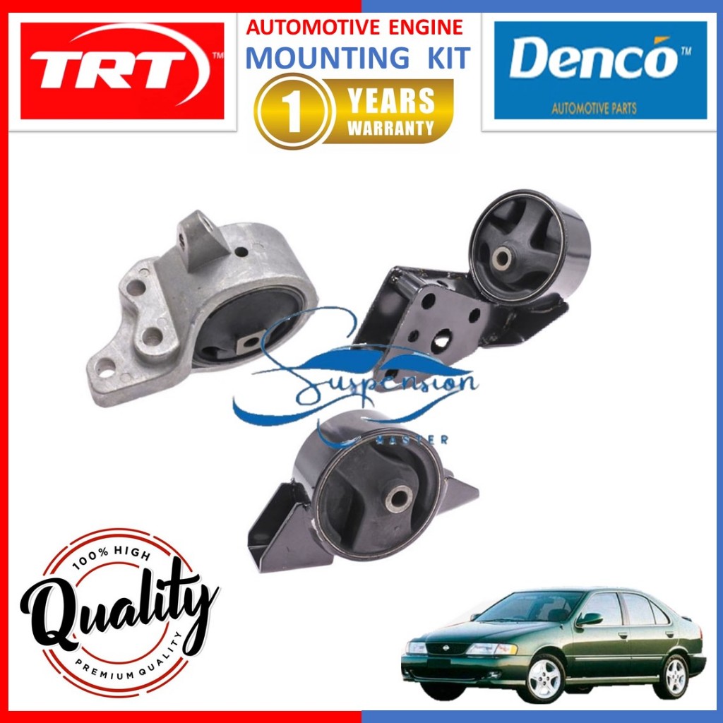 1 SET TRT DENCO (RANDOM) BRAND ENGINE MOUNTING - NISSAN SENTRA B14 1.6 ...