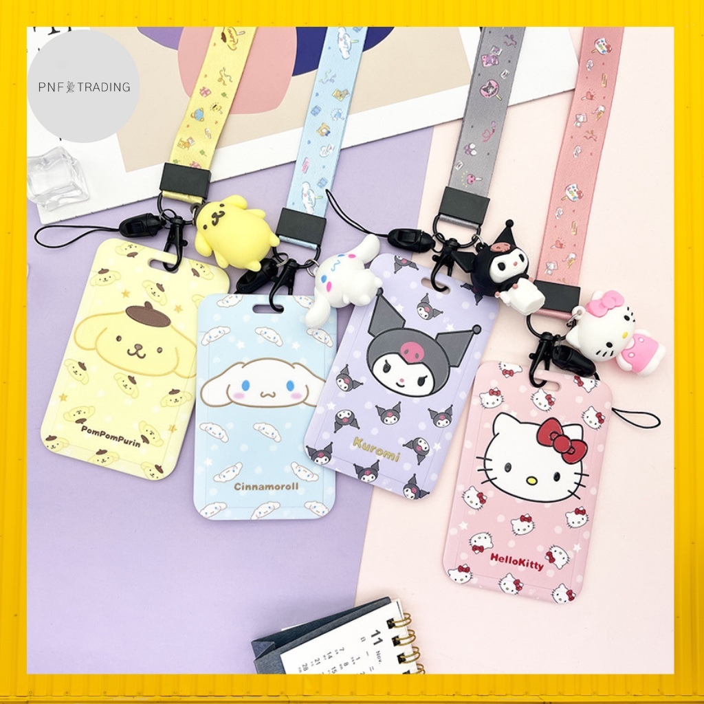 (Ready Stock) Card Holder Wholesale Cartoon Cute Student Campus Halter ...