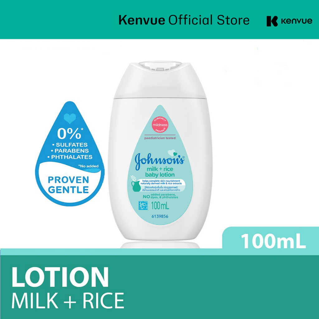 Johnson's Baby Milk + Rice Lotion 100ml | Shopee Malaysia