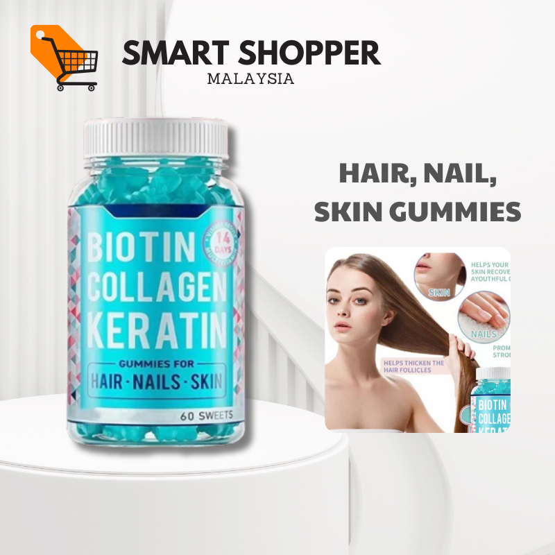 Sugar Free Multivitamin Gummies For Hair Nail Skin Biotin Collagen ...