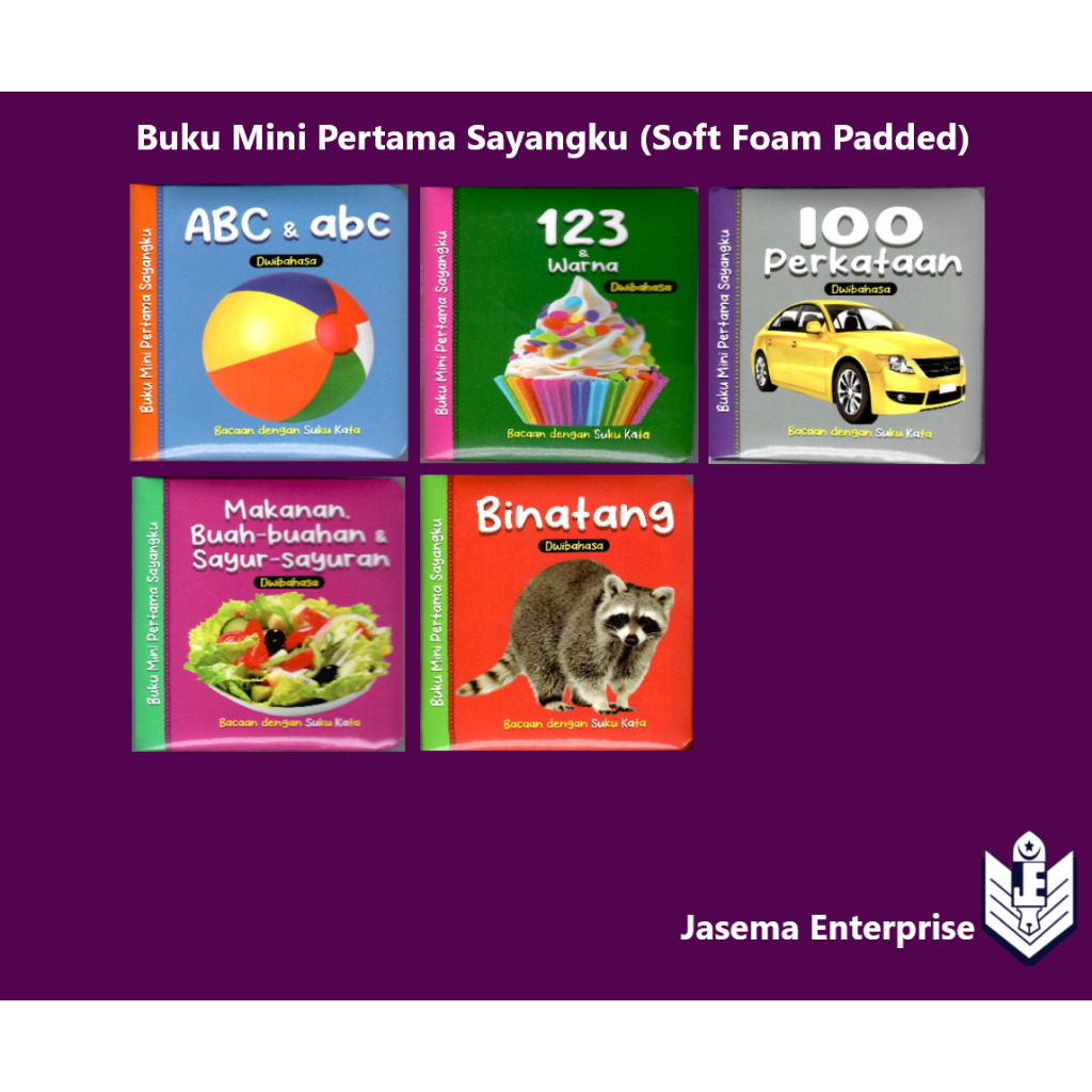 Buku Mini Pertama Sayangku-Dwibahasa ABC & abc | Binatang | 100 ...
