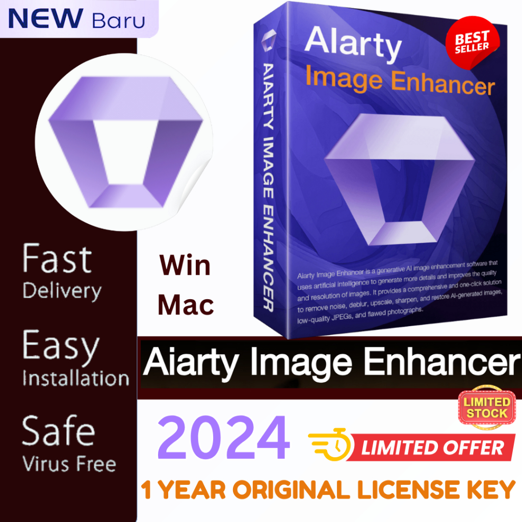 🔥Original 🔥 Aiarty Image Enhancer Premium License key (Original License Key ) Windows & MacOS