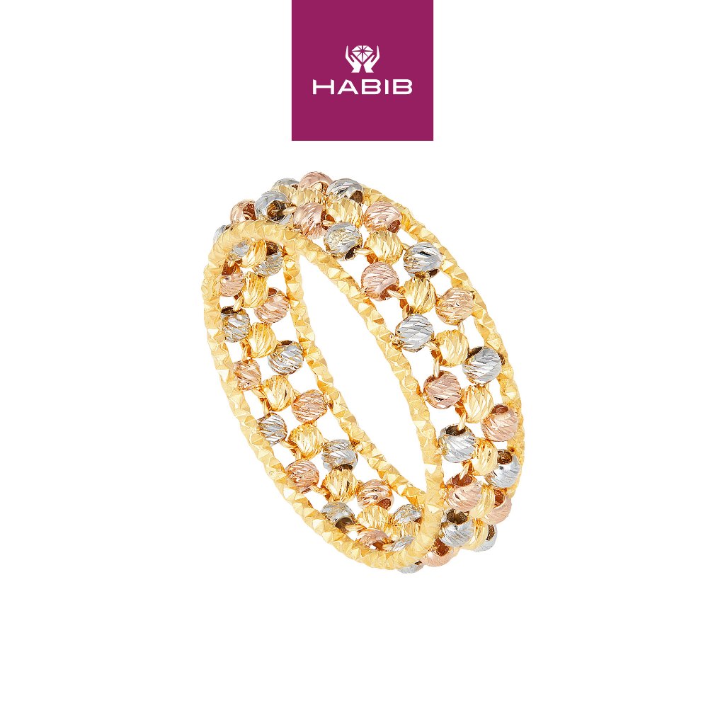 Habib rose gold ring store