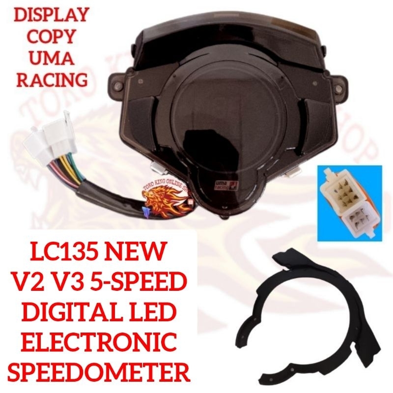 CONVERT MODIFLY LC135 V2 V3 5S TO LC 4S DIGITAL LED RACING SPEEDOMETER ...
