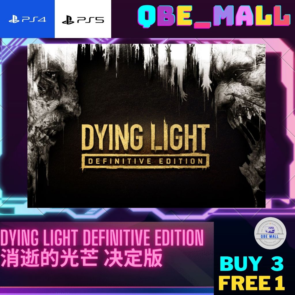 （Buy 3 Free 1） Dying Light Definitive Edition 消逝的光芒 决定版 ( PS4 & PS5