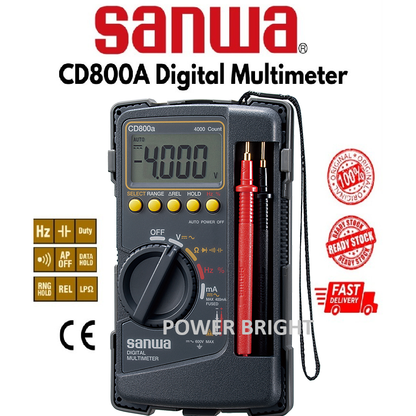 SANWA CD800A DIGITAL MULTI METER | Shopee Malaysia