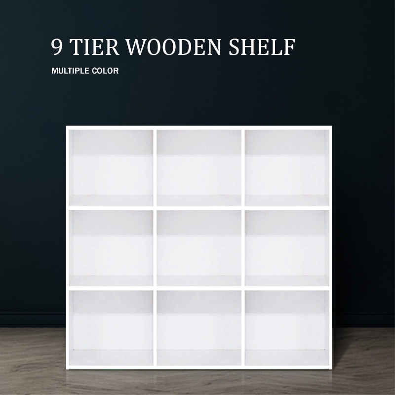 [Ready Stock] HK 9 Tier High Quality Multipurpose Colorful Rack Book ...