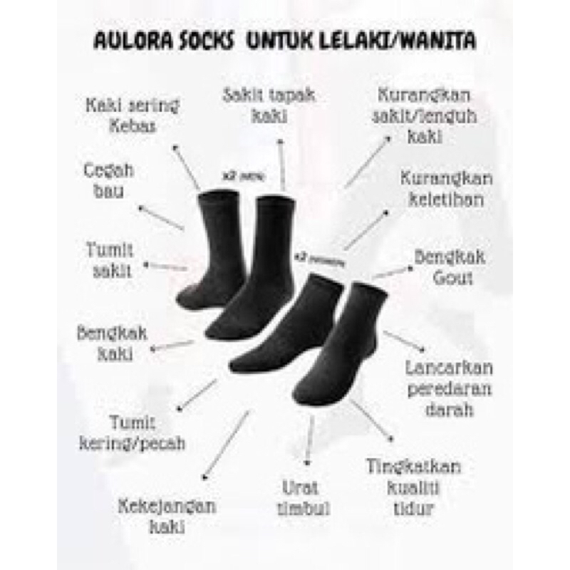Aulora Socks Men Women 100 Original Shopee Malaysia