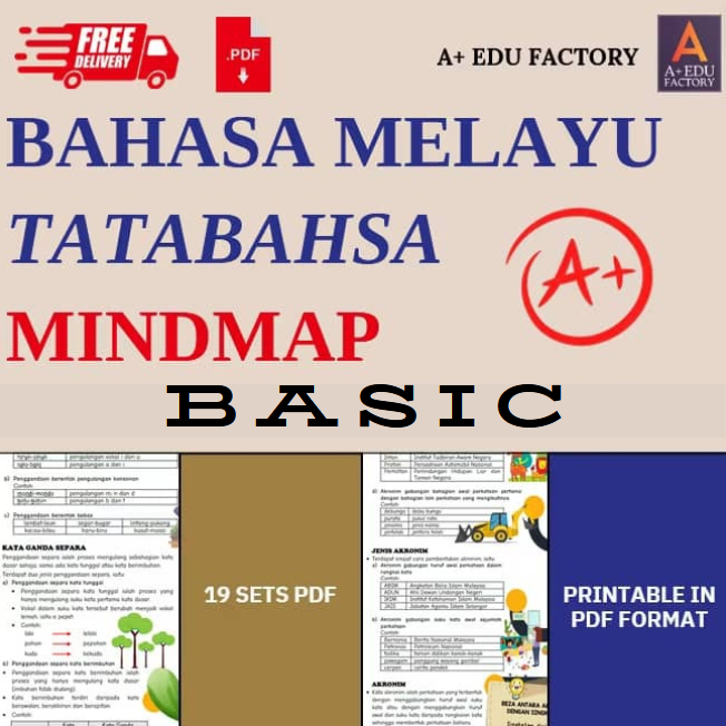 [📚PDF] BASIC TATABAHASA BAHASA MELAYU NOTA MINDMAP (EDU) KSSM/KSSR PDF ...