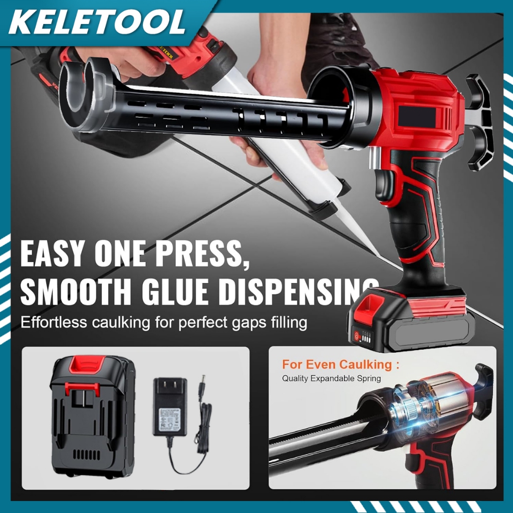 silicone gun Cordless Electric Caulking Gun Wireless caulking glue gun ...
