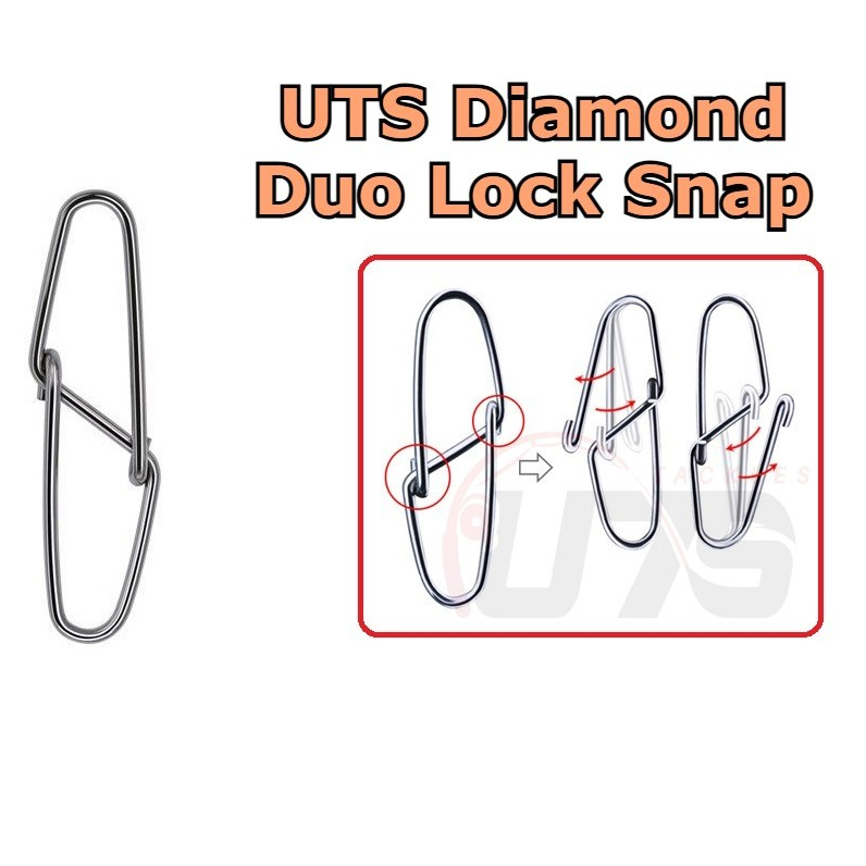 UTS Diamond Duo Lock Kekili Snap (Per Pcs) | Shopee Malaysia