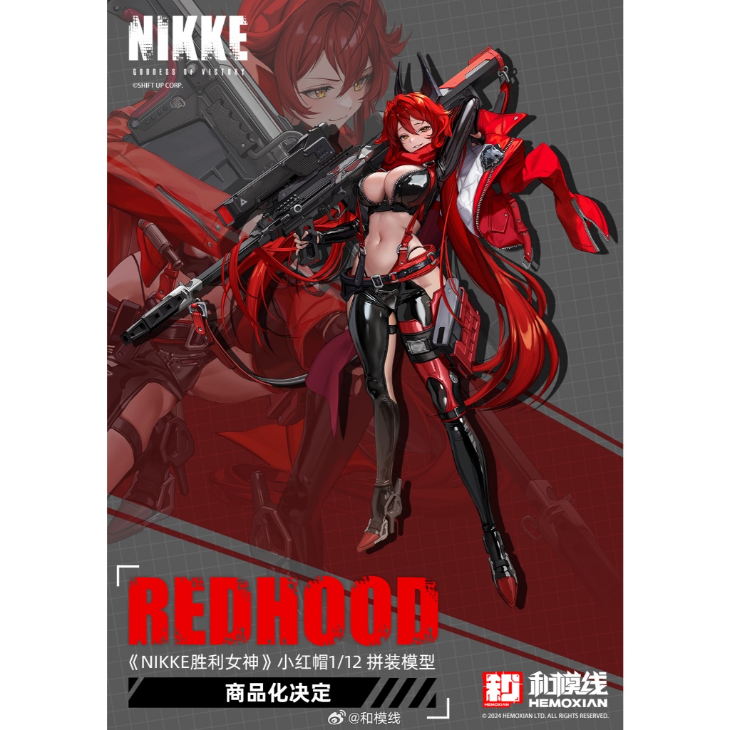 HeMoXian 1/12 Scale Nikke: Goddess of Victory - Red Hood