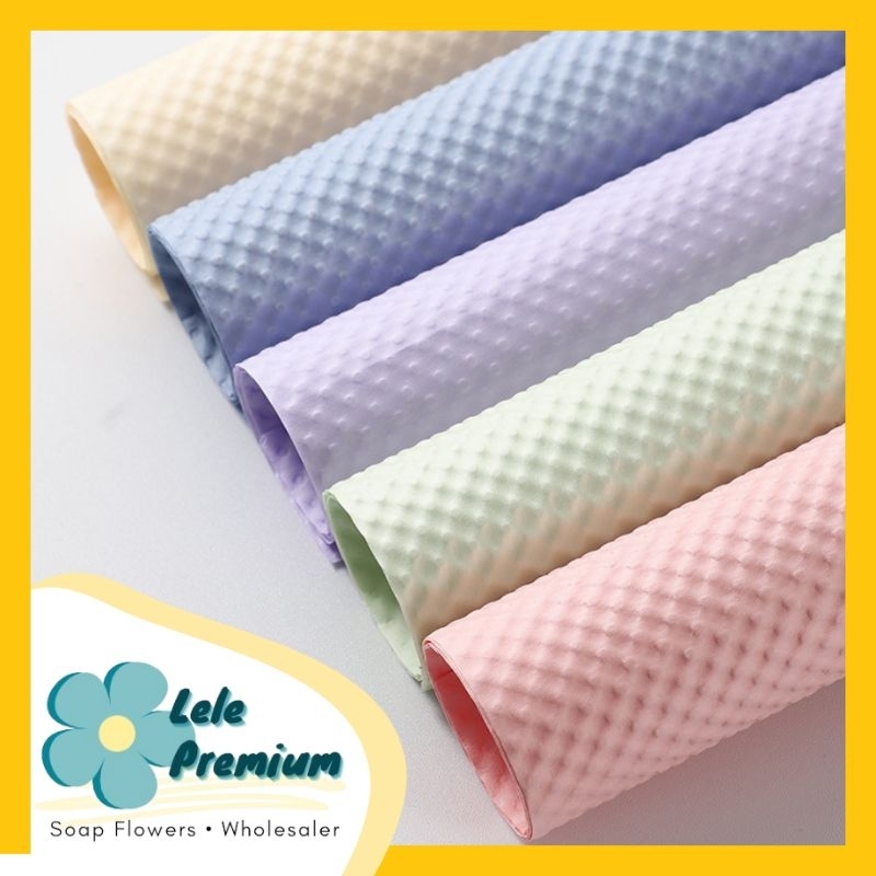 LELE (10pcs)3D 压纹纸 Embossing Kraft Paper Kertas Bunga Kertas Bunga 3D ...