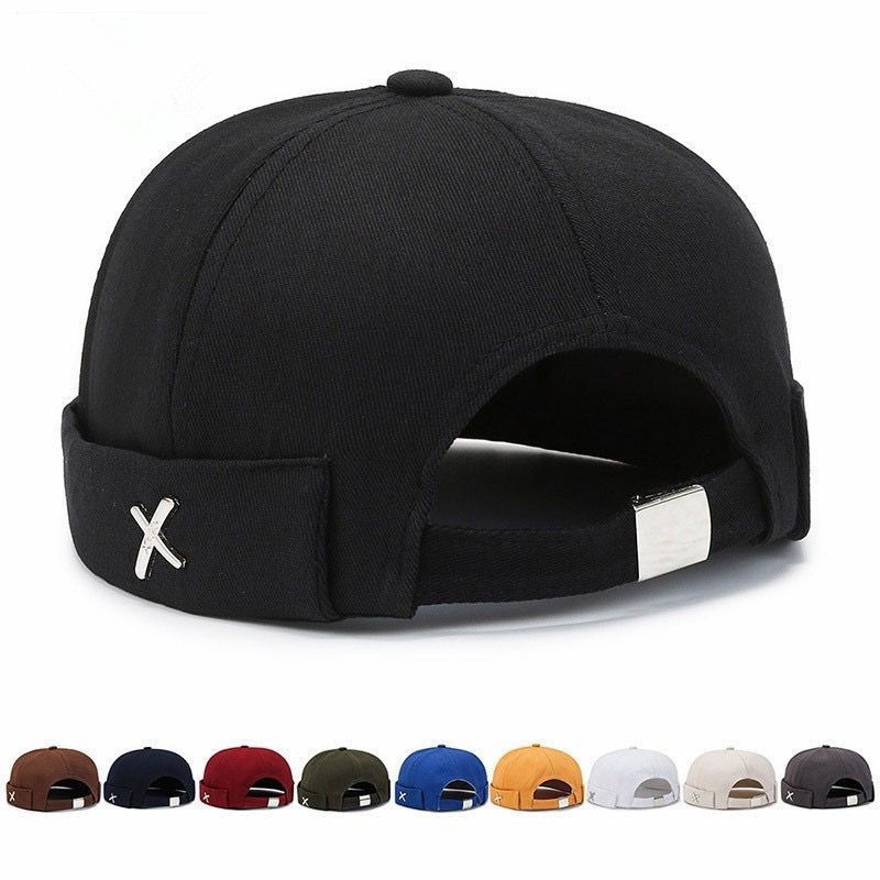 Topi Kopiah X Viral Trend Sailor Cap Street Casual Brimless Cap