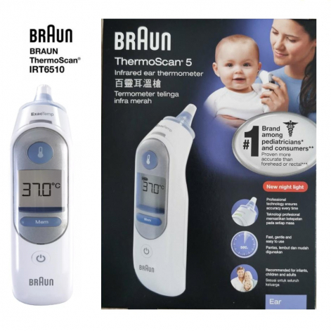 Braun thermoscan 6510 hotsell