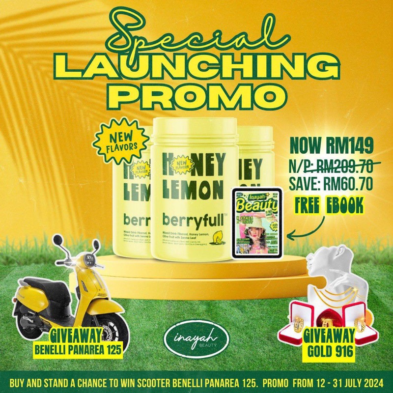 BERRYFULL HONEY LEMON 3JAR READYSTOCK ORIGINAL HQ | Shopee Malaysia