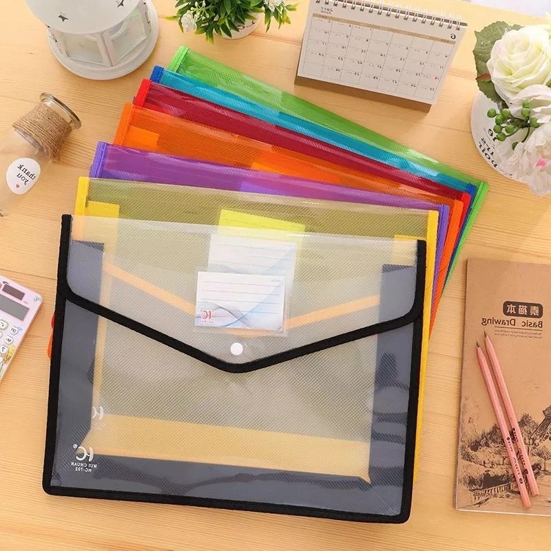 Lombok A4 Button Document Folder File Bag Expanding File LK-705A4 ...