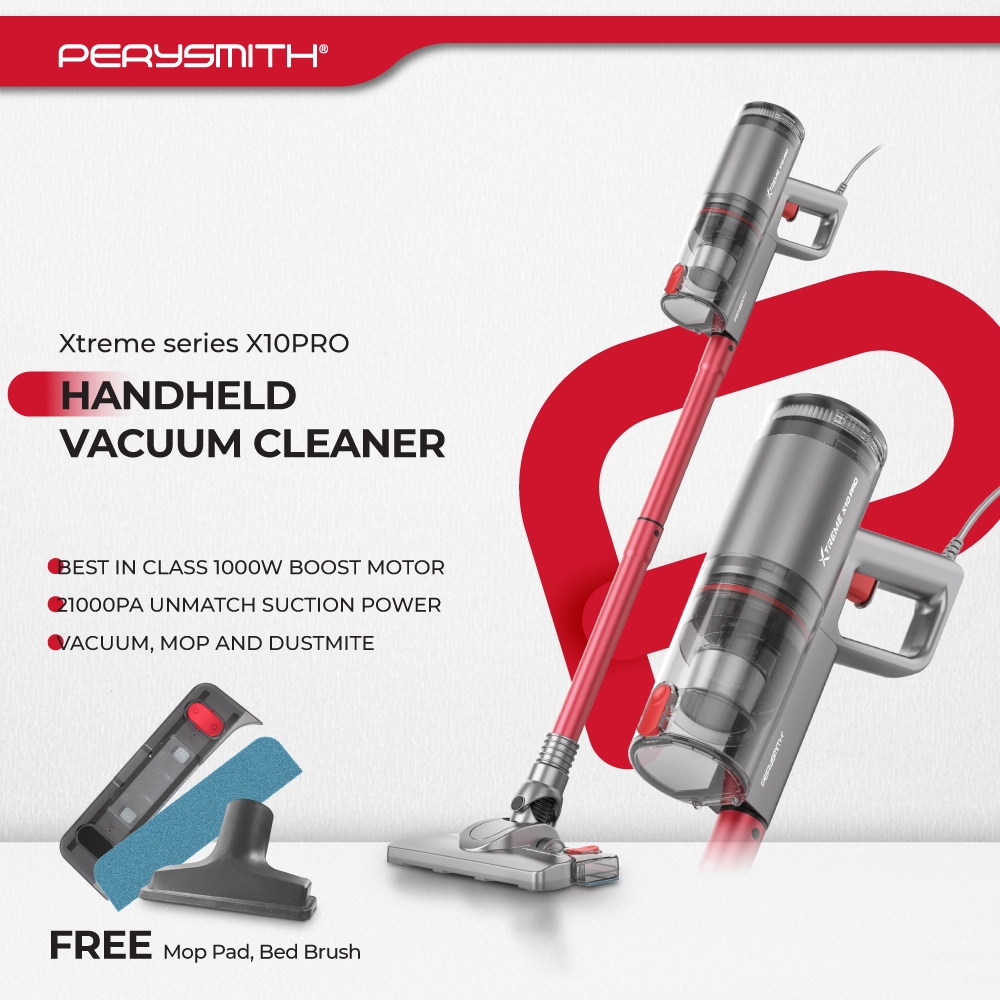 PerySmith Handheld Vacuum Cleaner Xtreme Series X10 Pro (1000W) Shopee Malaysia