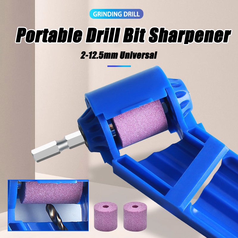 Portable Drill Bit Sharpener Corundum Grinding Wheel Bit Tool Twist ...