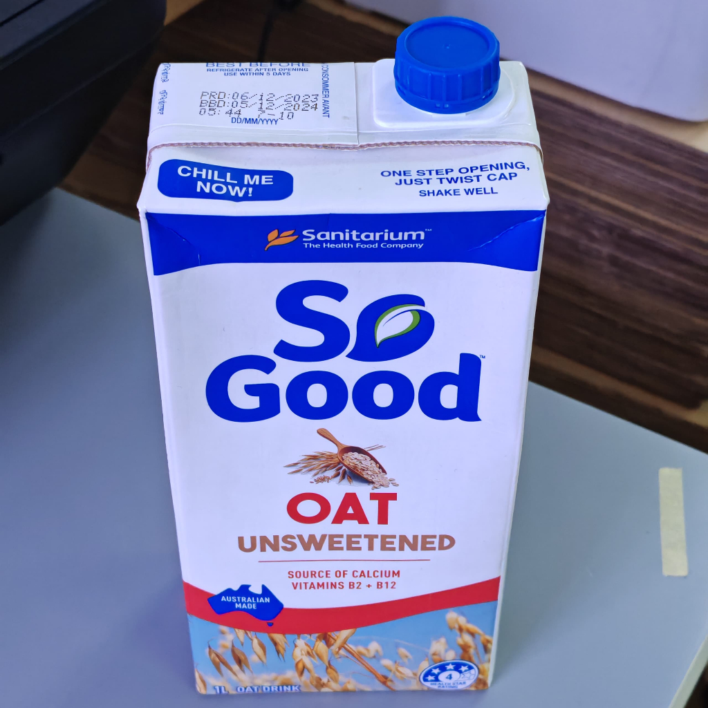 【Clearance】Sanitarium So Good Milk - Oat Unsweetened 1L (810318 ...