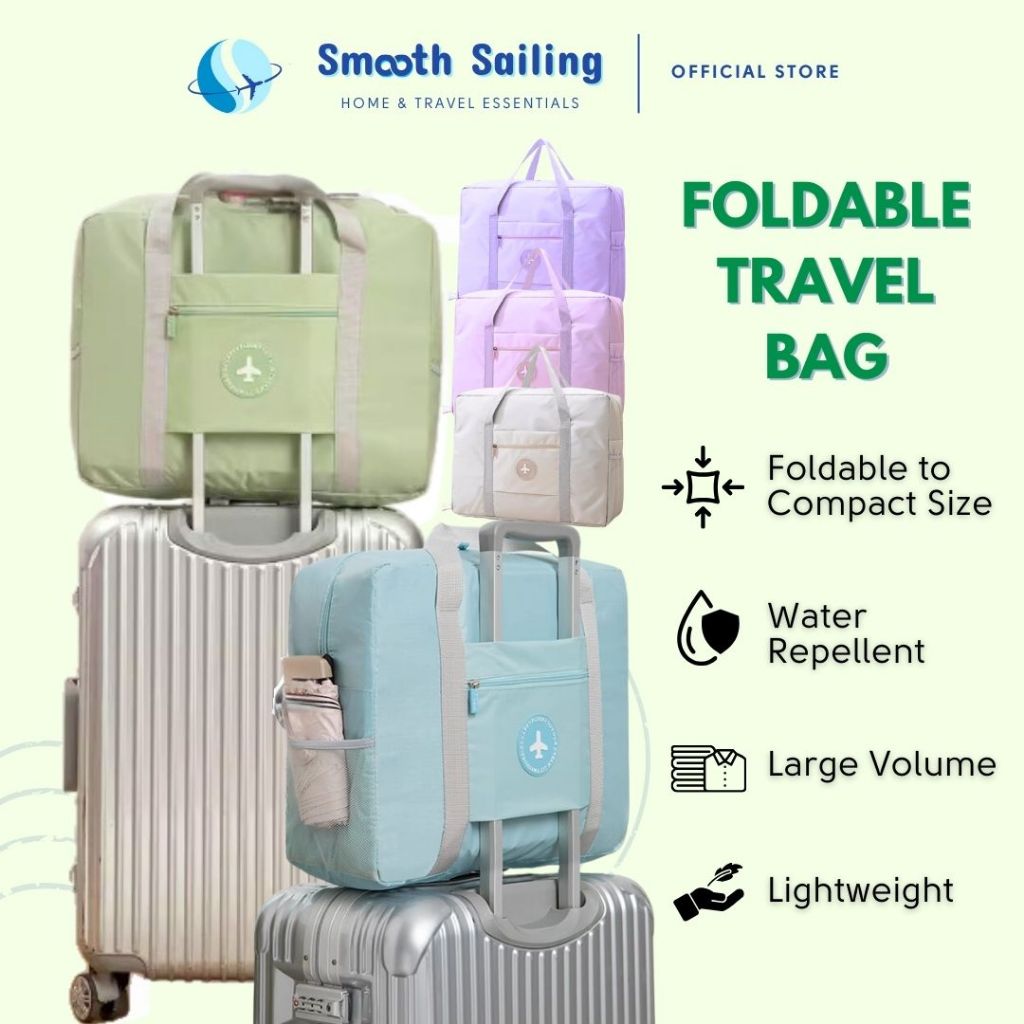 Travel Bag Foldable Hand Carry Travel Bag Beg Travel Large Capacity  Foldable Bags Beg Baju Travel