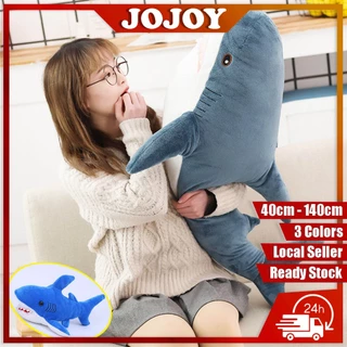 JOJOY Ikea BLAHAJ Big Shark Soft Hugging Bolster Doll 80cm/100cm/140cm Gift for Kids & Adults
