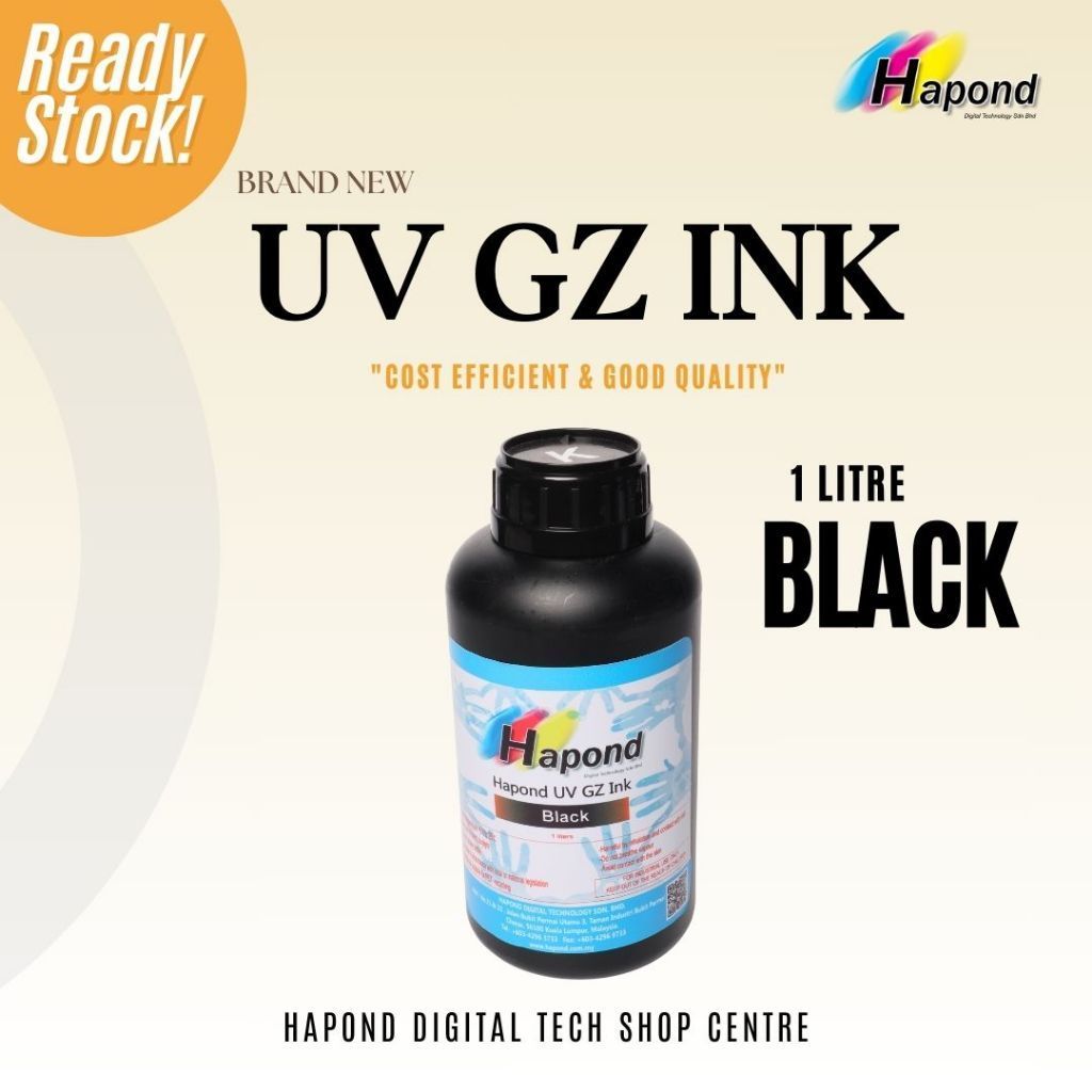 READY STOCK INK!!! Hapond UV Ink (Epson i3200/SOFT INK/ROLL-TO-ROLL ...