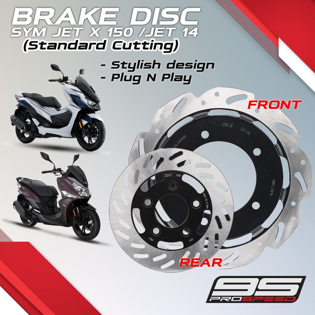 SYM JET 14 & JET X 150 Brake Disc Plate Set | Shopee Malaysia