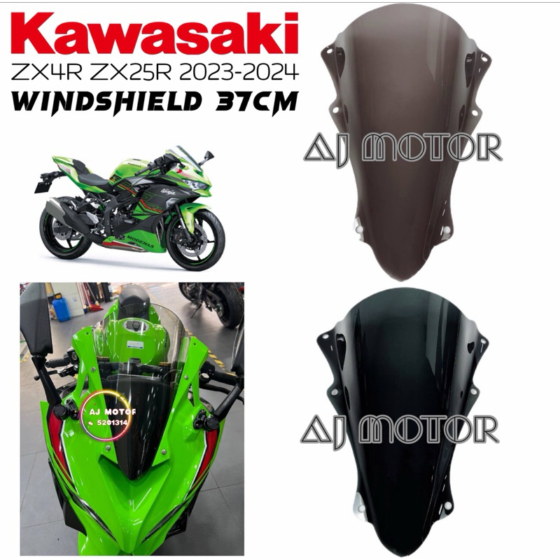 Glossy Black ABS Fairing Kit For Kawasaki Ninja ZX4R / ZX4RR 2023