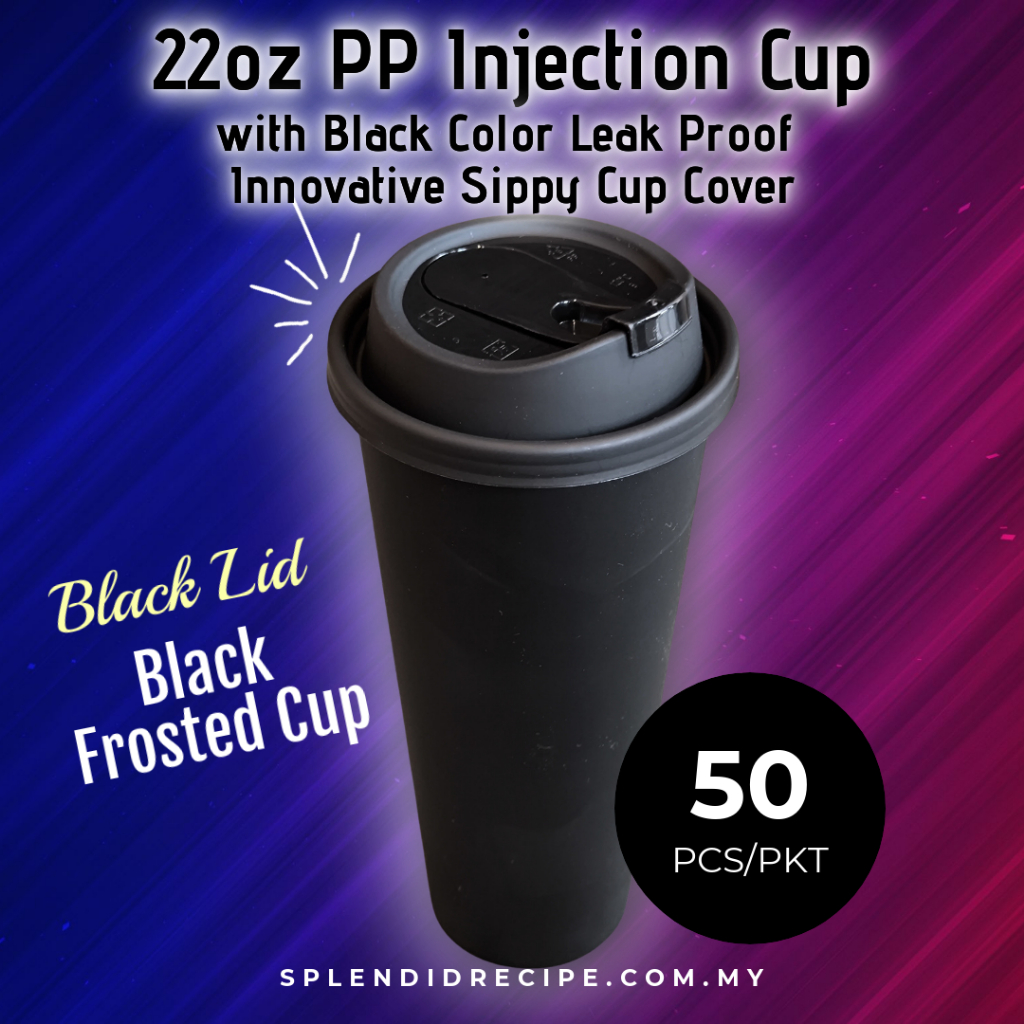 22oz PP Injection Cold Cup with Leak Proof Innovative Sippy Cup Cover ...