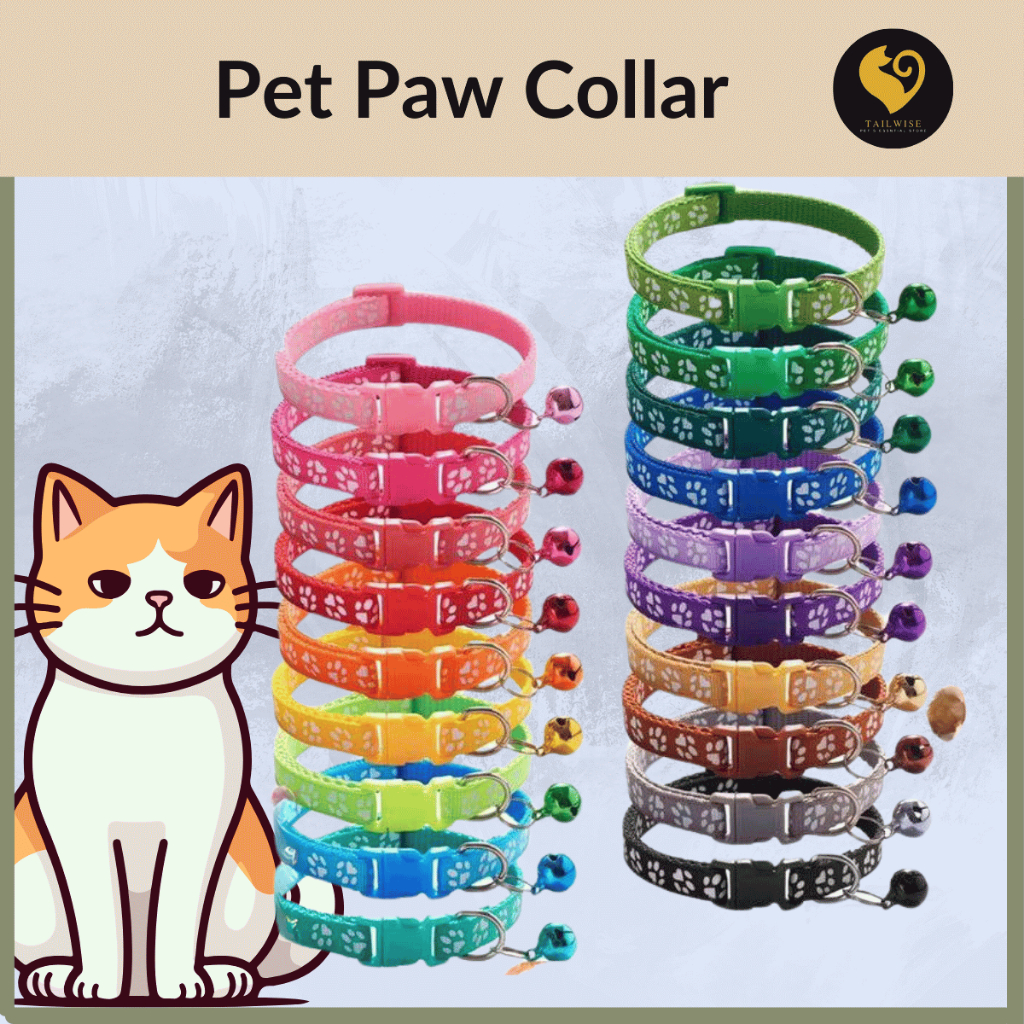 Kucing Cat Dog Collar Pet Collar Cute Nice Adjustable Pet Neck Strap ...
