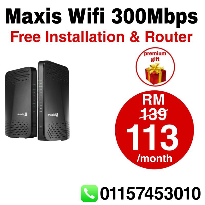 Maxis Wifi 300mbps (Promo) | Shopee Malaysia