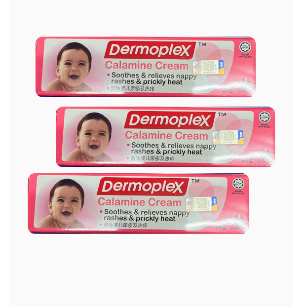 DERMOPLEX Calamine Cream 25g / calamine lotion 120ml nappy rash prickly ...