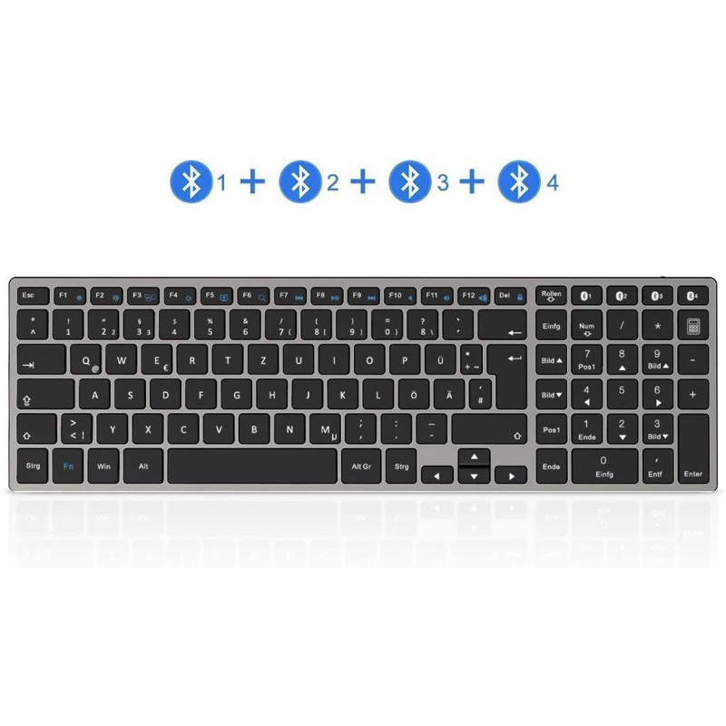 Attention *GERMAN SPEC *Satechi Aluminum Wireless Keyboard Numeric ...