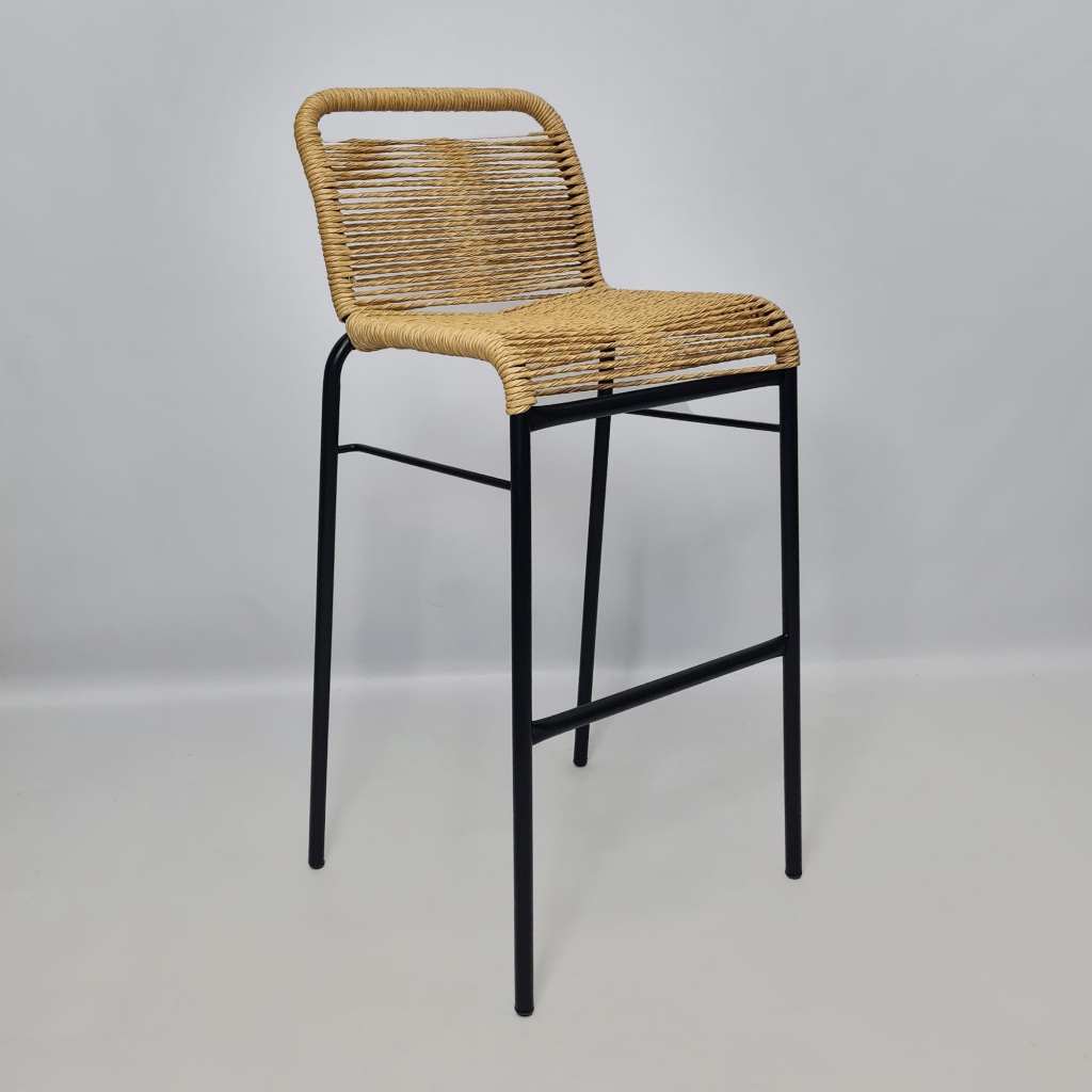 Bar Chair with Back Rest / Designer Bar Chair / String Chair | Shopee ...