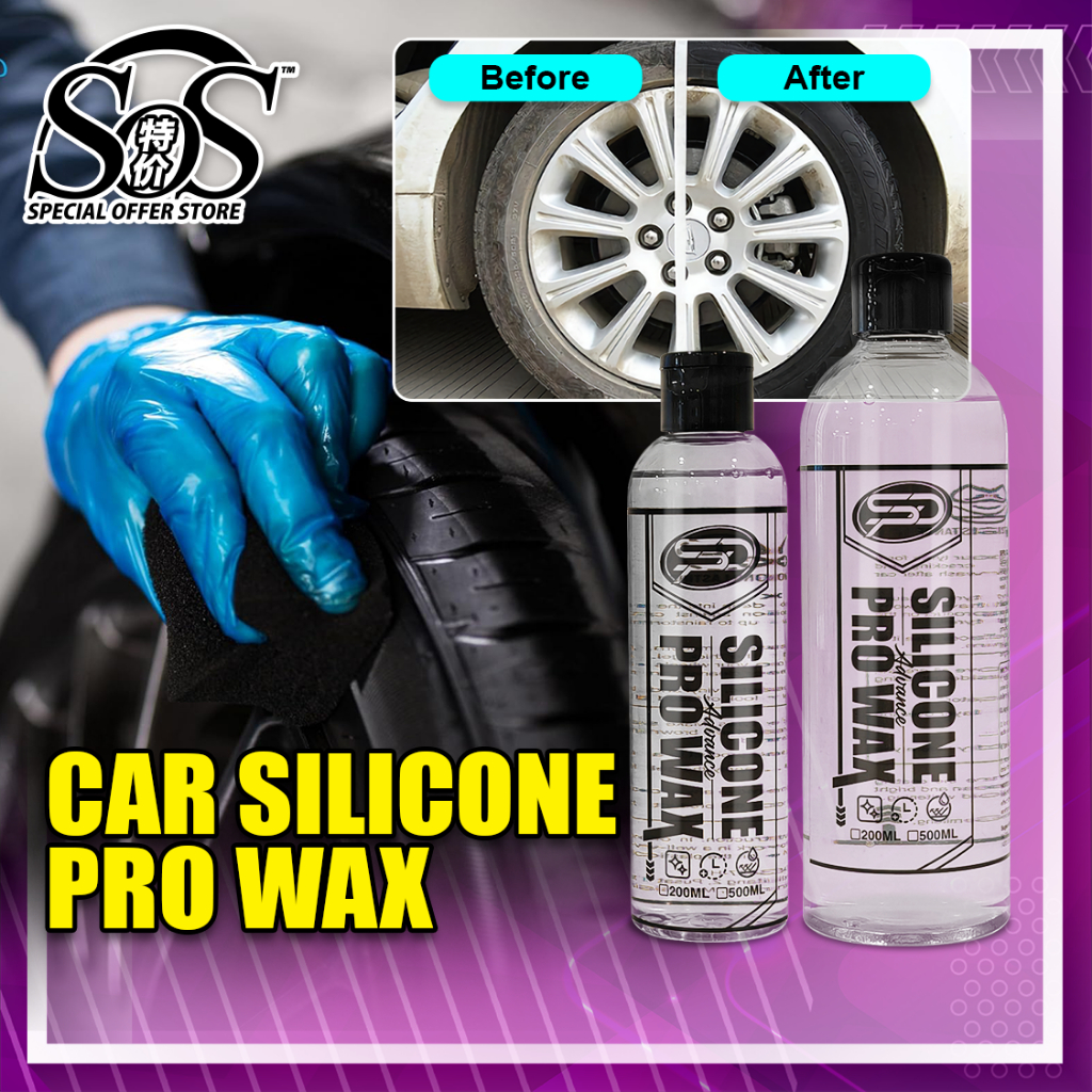 [ SPD Pure Silicone Wax ] Long Lasting Effect Tyre Coating Car Tyre ...