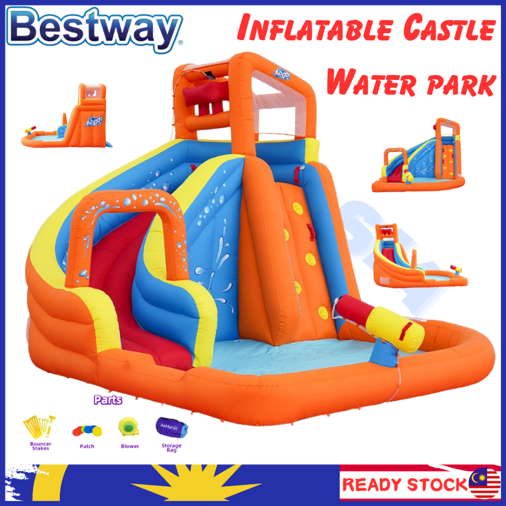 🔥READY STOCK🔥 Bestway Inflatable Castle Water Park Kids Bounce House ...