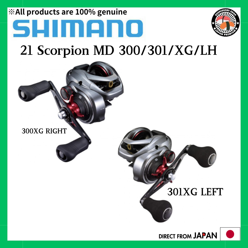 Shimano 21 Scorpion MD [300/301/XG/LH] Baitcasting Reel Direct from Japan |  Shopee Malaysia