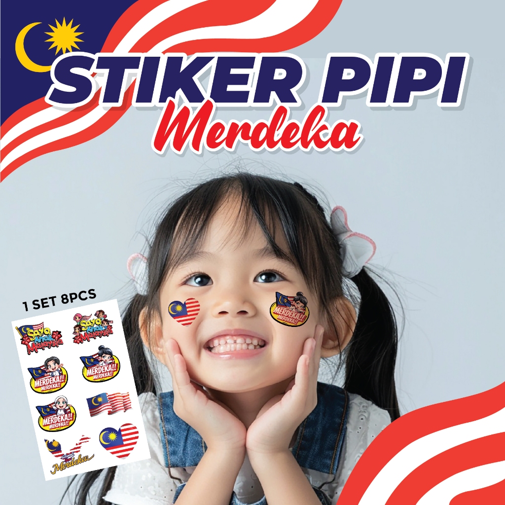 STIKER PIPI MERDEKA READY STOCK | Shopee Malaysia