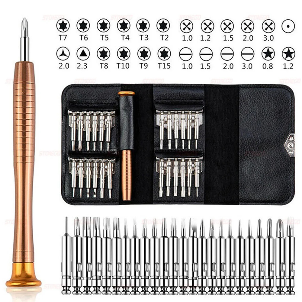 25 in 1 Mini Precision Screwdriver Set Electronic Torx Screwdriver ...
