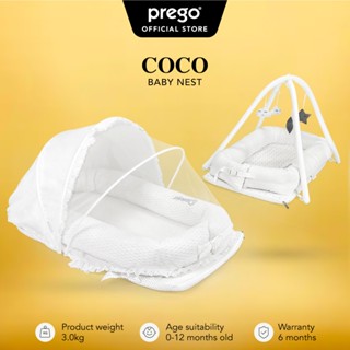 Prego Coco Baby Nest Portable Infant Bed Bassinet With Mattress Shopee Malaysia