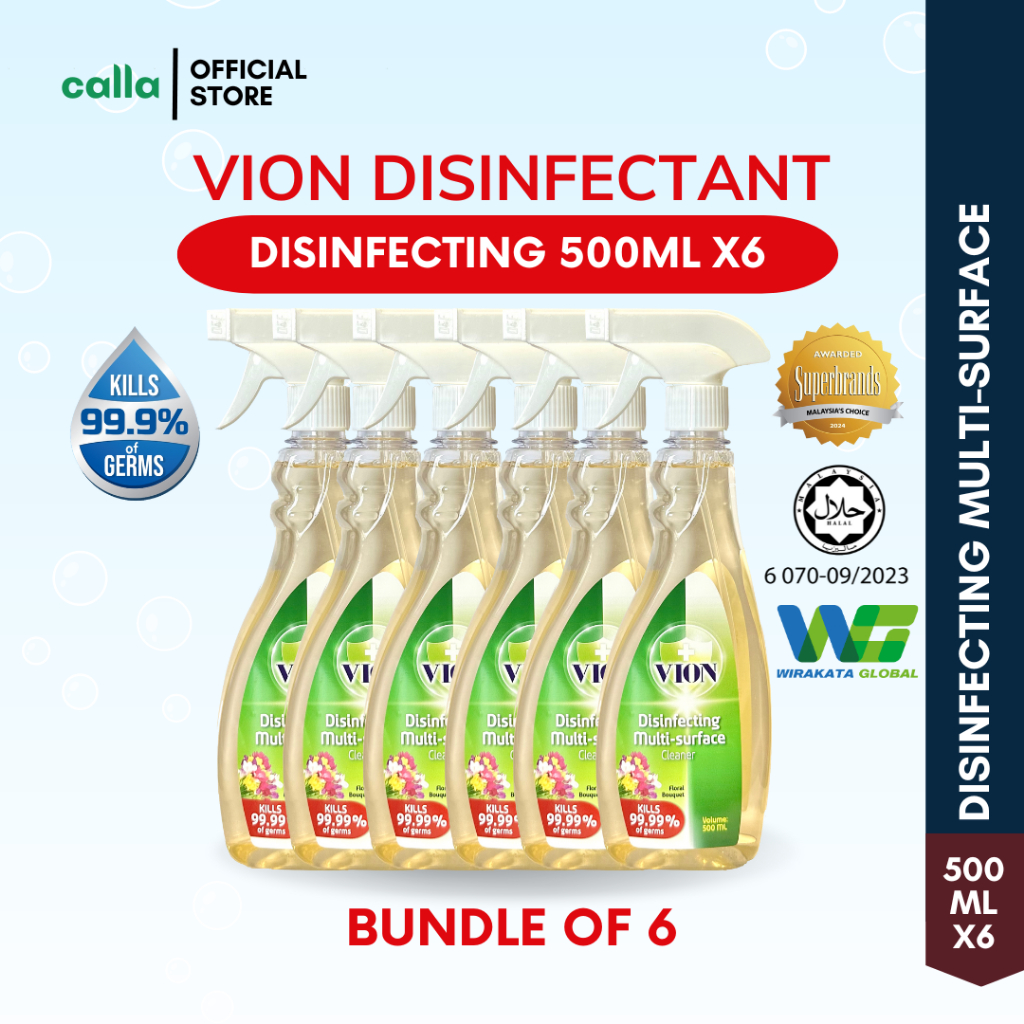 VION Disinfectant Spray: Disinfecting Multi-surface Cleaner Floral ...