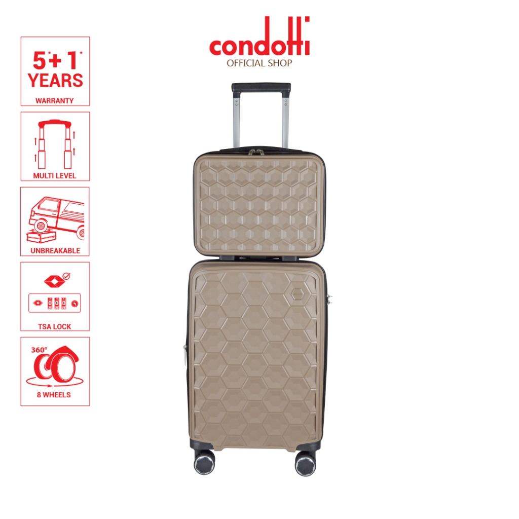 Oxwhite Unbreakable PP Hard Case Luggage Set 20 13 OX 11 Shopee Malaysia