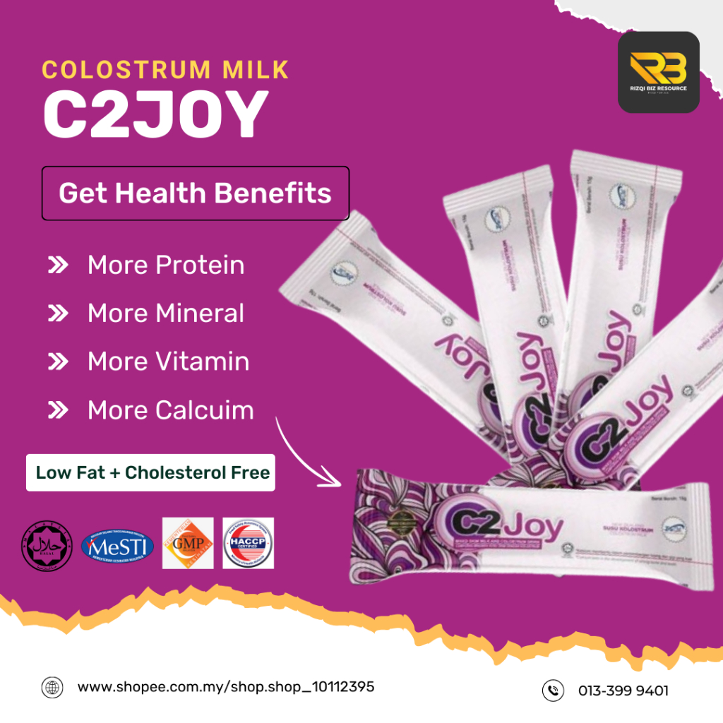 Susu C2Joy 100% Original Kolostrum C2 Joy [Penting : Sila Baca Description]  | Shopee Malaysia