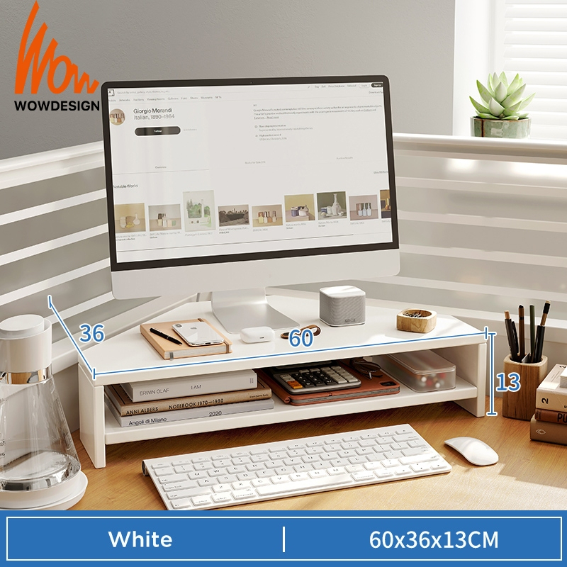 Monitor Stand Raiser Screen Increase Shelf Base Riser Laptop Stand ...